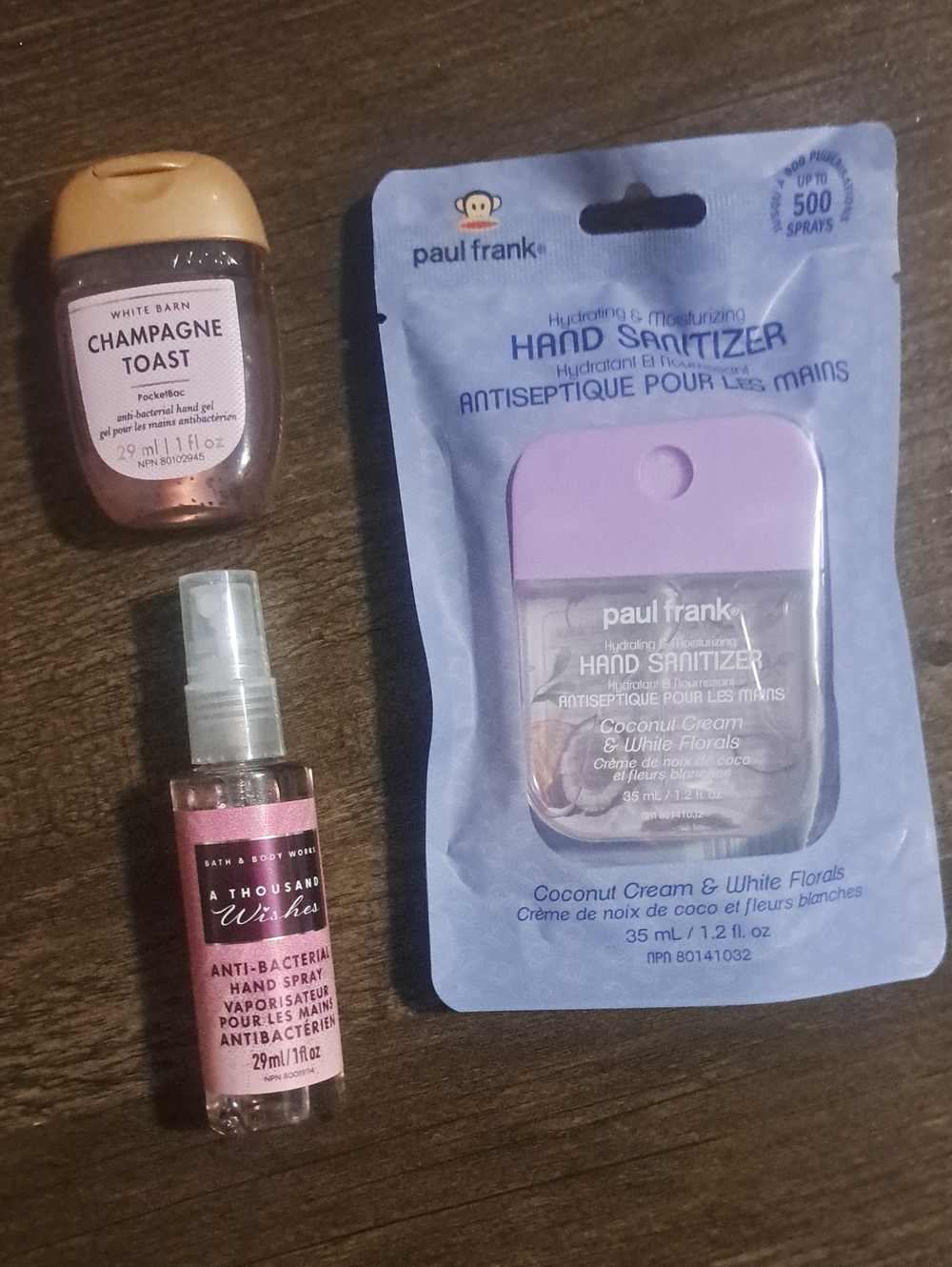Paul Frank + Bath & Body Works Hand Sanitizer Bundle (3) | NEW